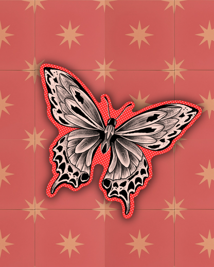 Woodland Butterfly | Vinyl Sticker