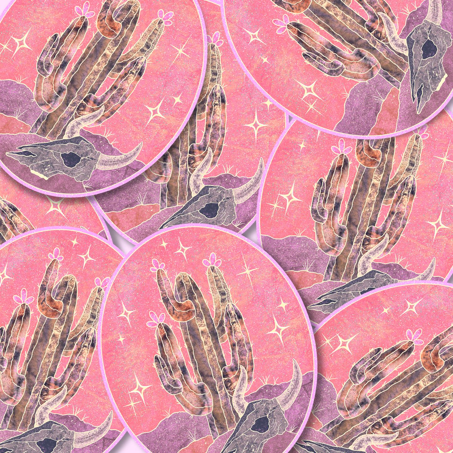 starlight cactus | Vinyl Sticker