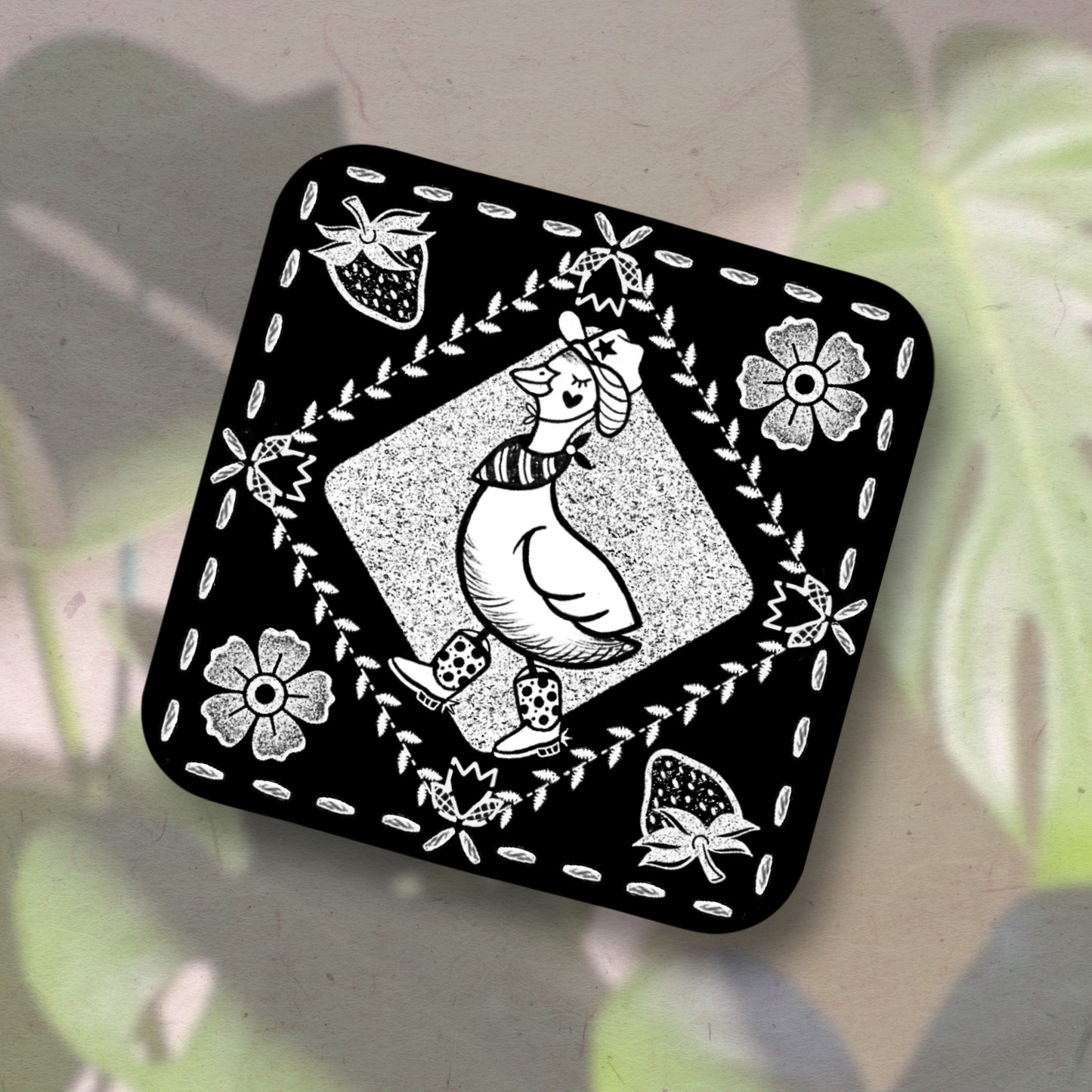 duck, duck, yeehaw goose! | Vinyl Sticker