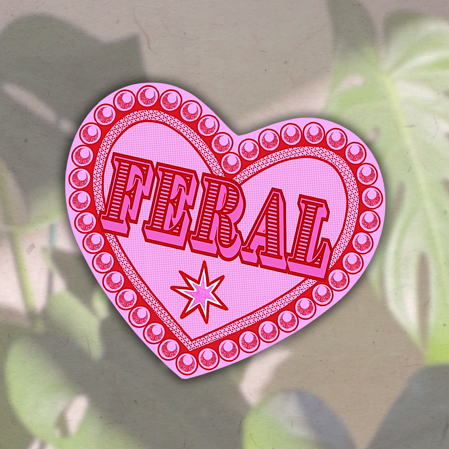 Feral Heart | Vinyl Sticker