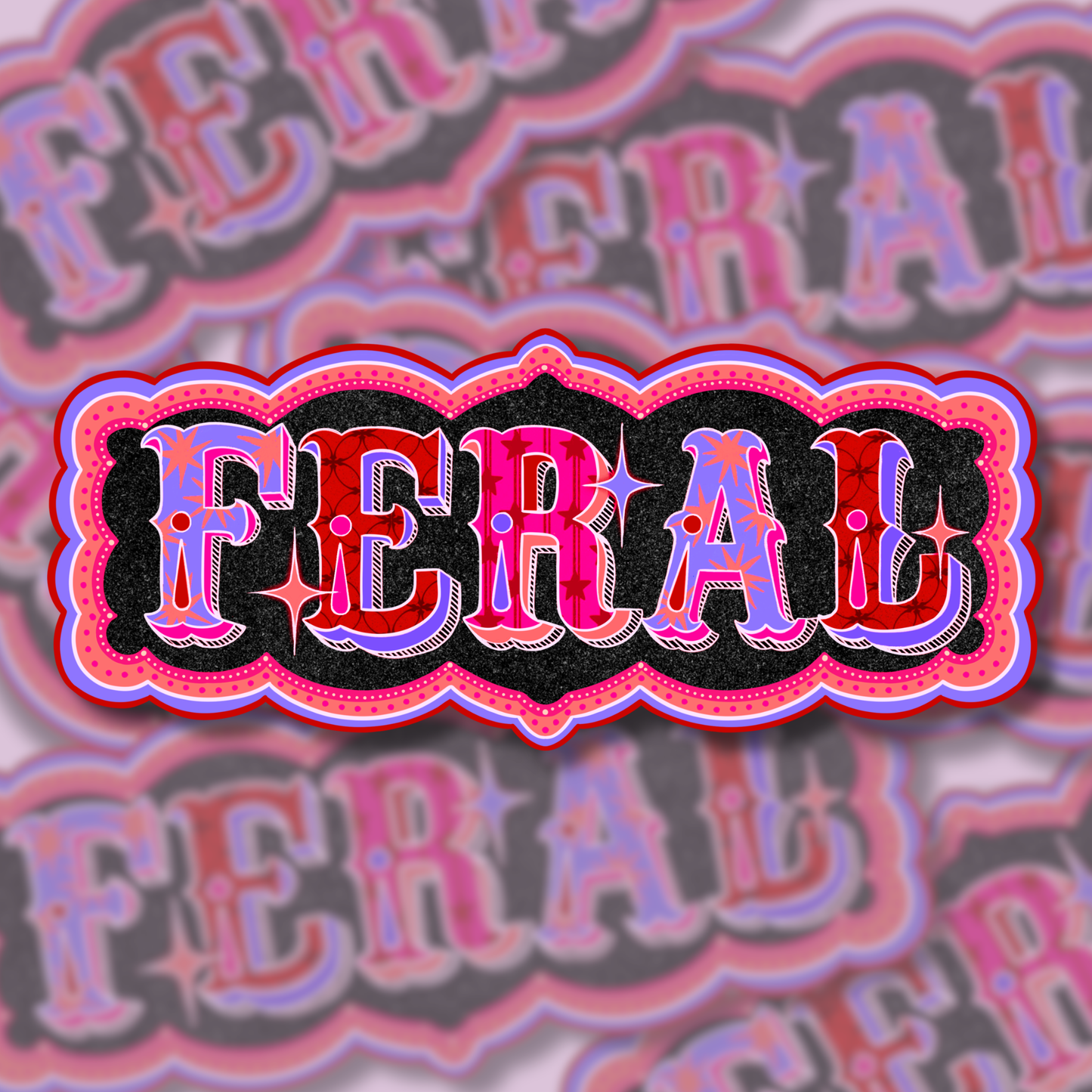 FERAL | Vinyl Sticker