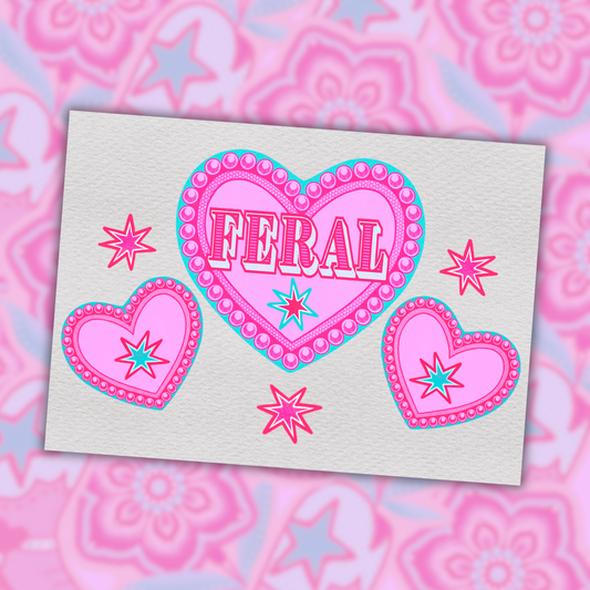 FERAL Heart | Fine Art Print