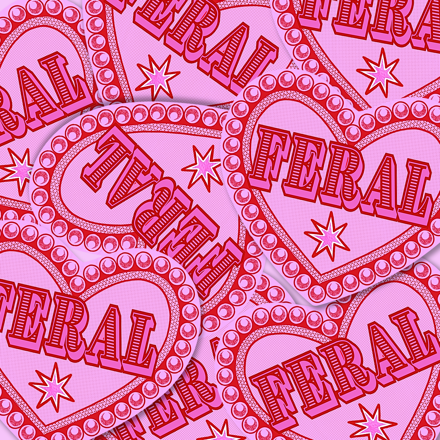 Feral Heart | Vinyl Sticker