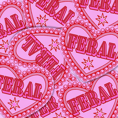 Feral Heart | Vinyl Sticker