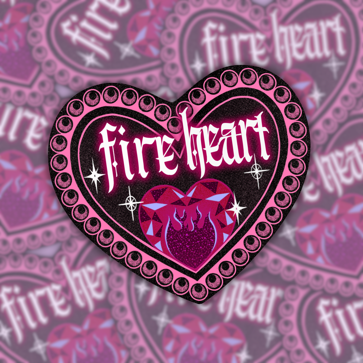 fireheart | Vinyl Sticker