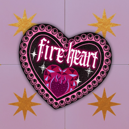 fireheart | Vinyl Sticker