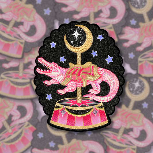 Gator Carousel | Vinyl Sticker