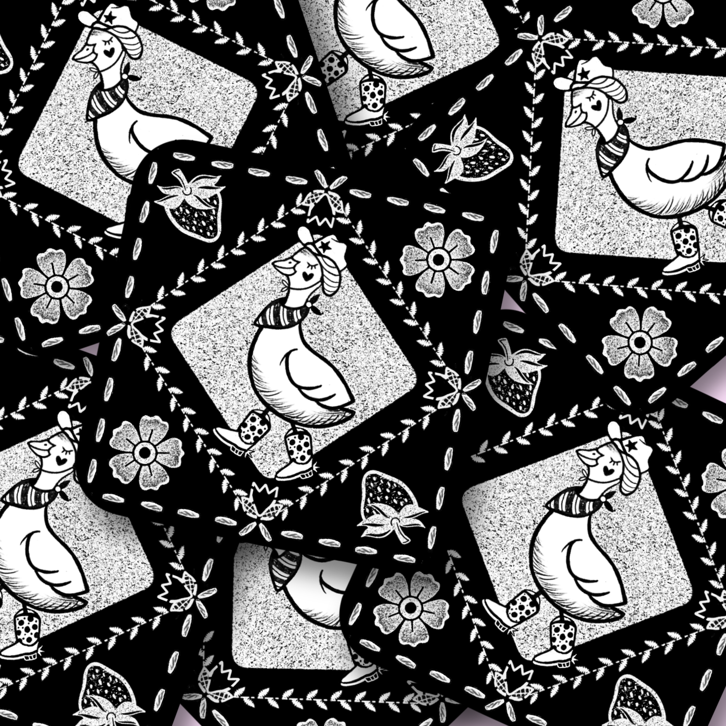 duck, duck, yeehaw goose! | Vinyl Sticker