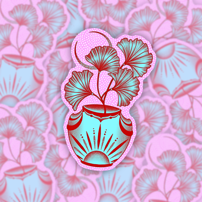Good luck Ginkgo| Vinyl Sticker