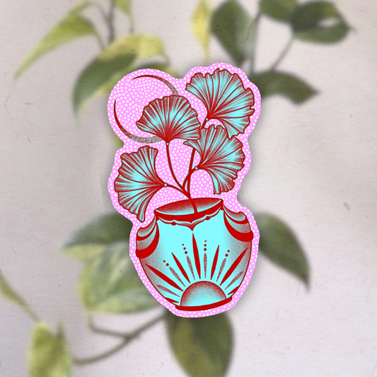 Good luck Ginkgo| Vinyl Sticker