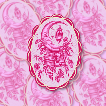 Luna Librarian | Vinyl Sticker