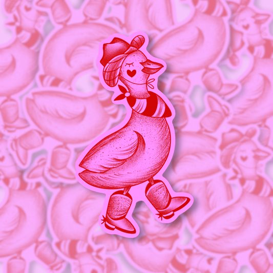 Howdy Goose | Vinyl Sticker (Shipped INTERNATIONAL)
