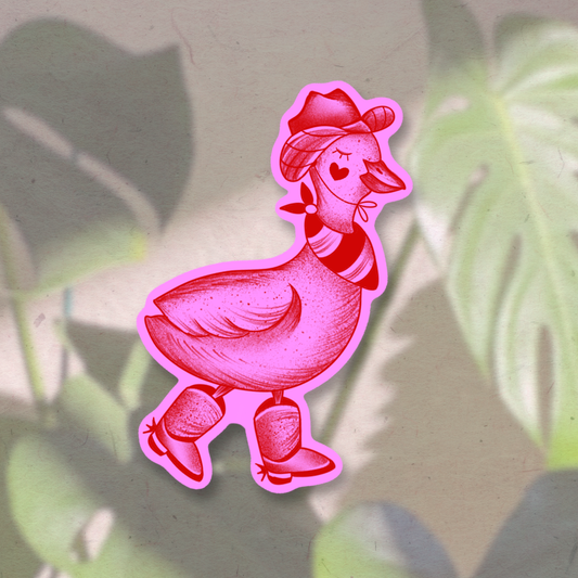 Howdy Goose | Vinyl Sticker (Shipped INTERNATIONAL)