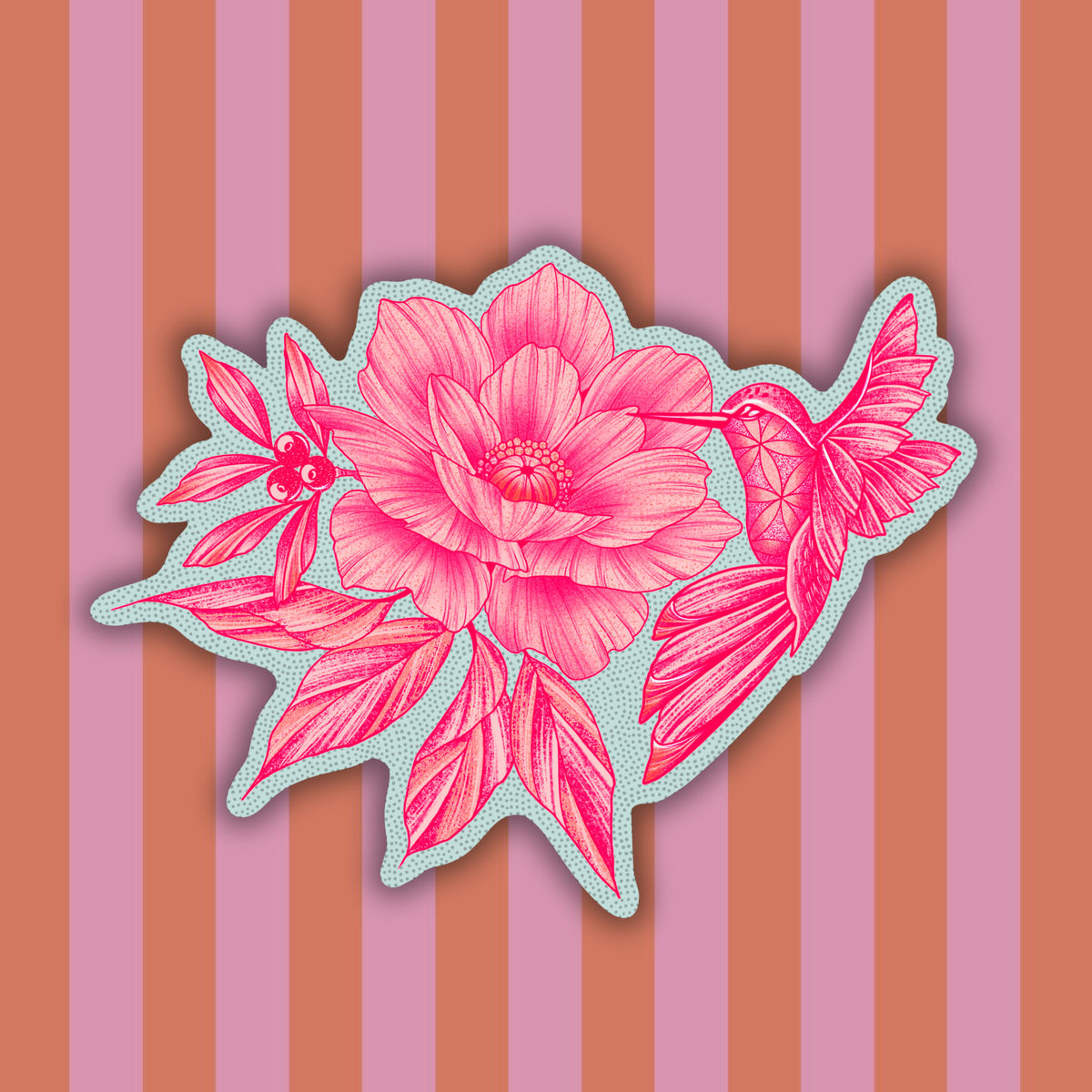 Wendy's Hummingbird | Vinyl Sticker