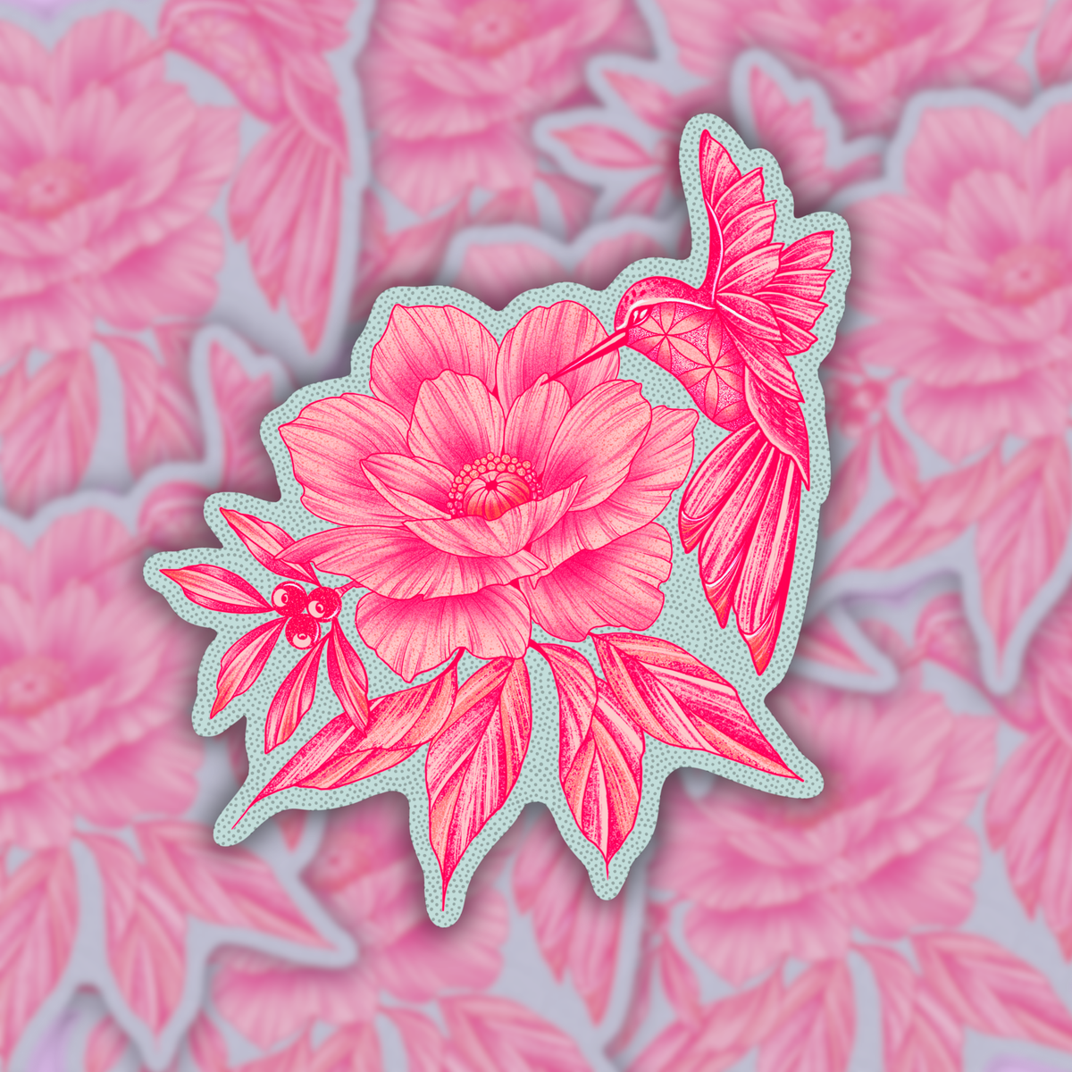 Wendy's Hummingbird | Vinyl Sticker