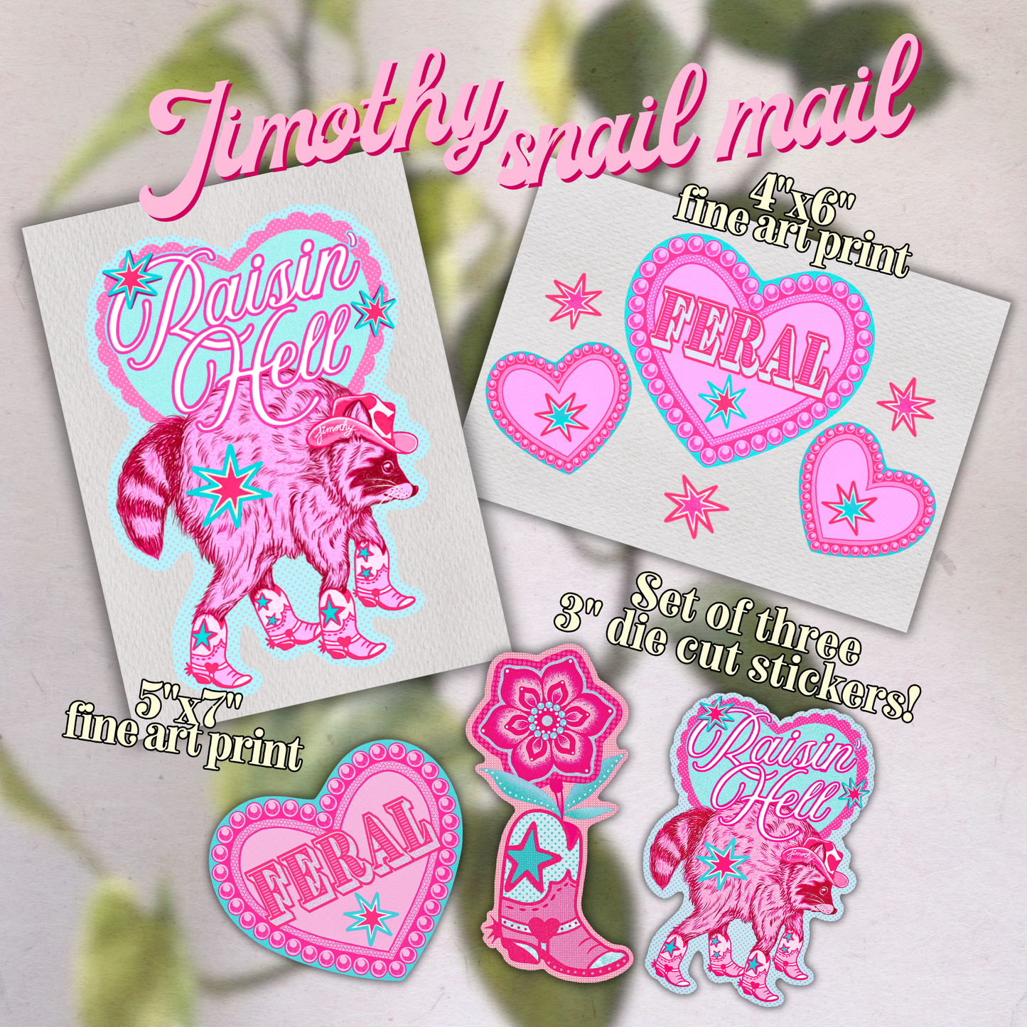 ALL HAIL Jimothy | Snail mail VALUE Pack!