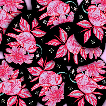 Botanical Bird | Vinyl Sticker (Shipped INTERNATIONAL)