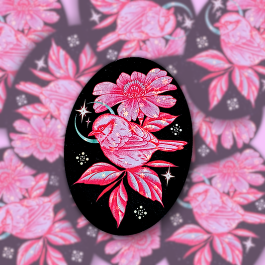 Botanical Bird | Vinyl Sticker