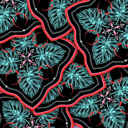 Monstera ornamental | Vinyl Sticker