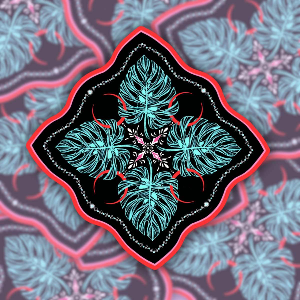 Monstera ornamental | Vinyl Sticker