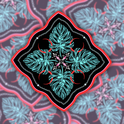 Monstera ornamental | Vinyl Sticker