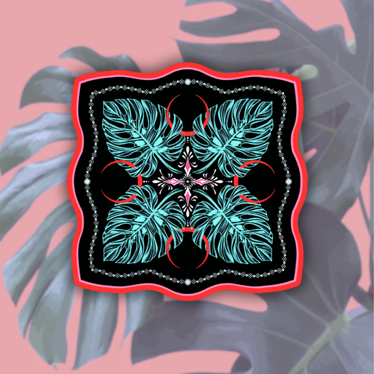 Monstera ornamental | Vinyl Sticker