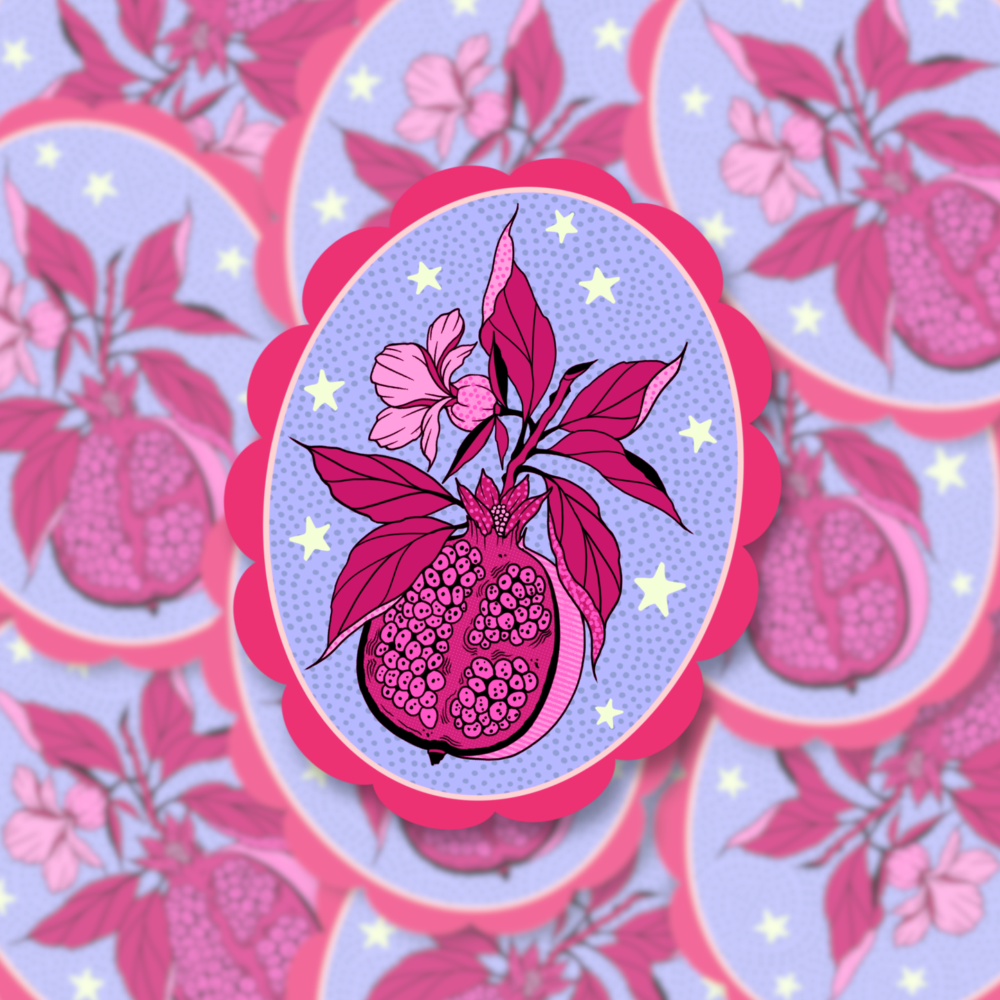 Pomagrante Power| Vinyl Sticker