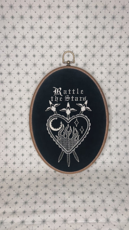 RATTLE THE STARS! Embroidered TOG Oval art