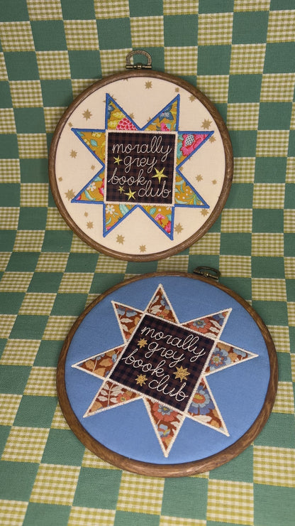 Morally Grey Book Club sawtooth hoop