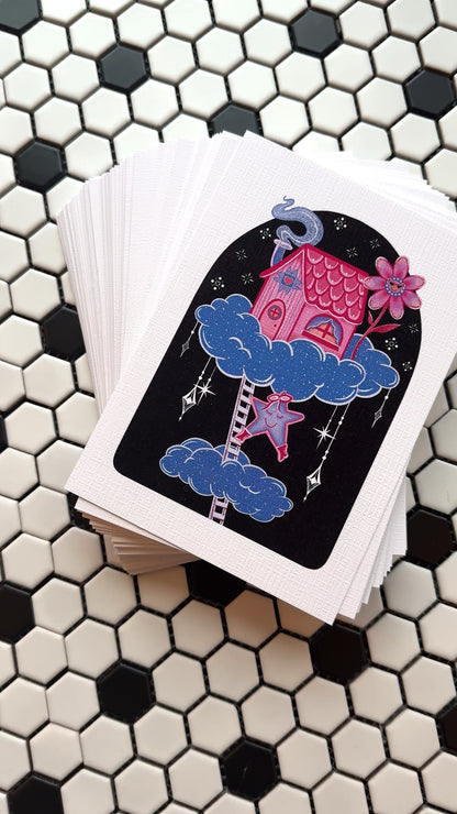 Home in the Clouds | April mail club print (Larger sizes available)