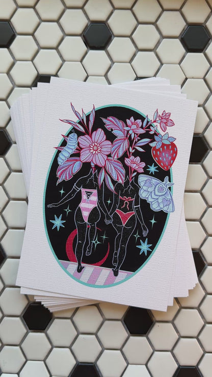 Intergalactic Besties | (Larger sizes available)