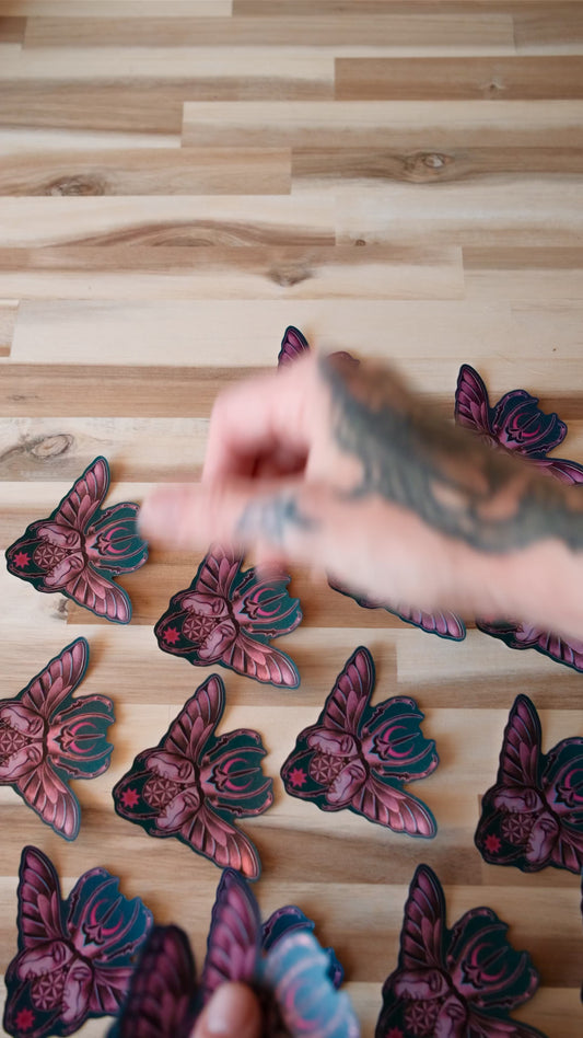 Mystique Moth | Vinyl Sticker