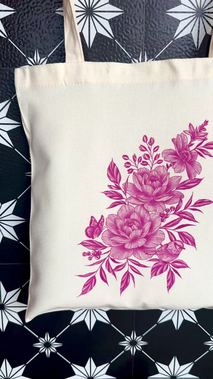 Botanicals, Butterflies, and Birds | Tote Bag