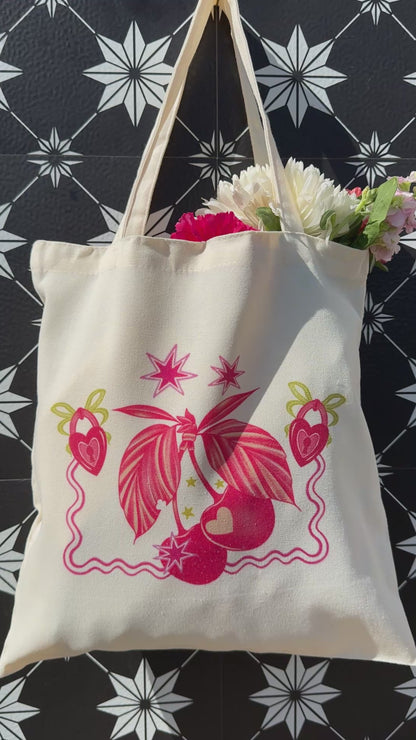 Cherry Bomb Tote Bag