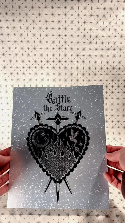 RATTLE THE STARS- TOG Frosted holographic print