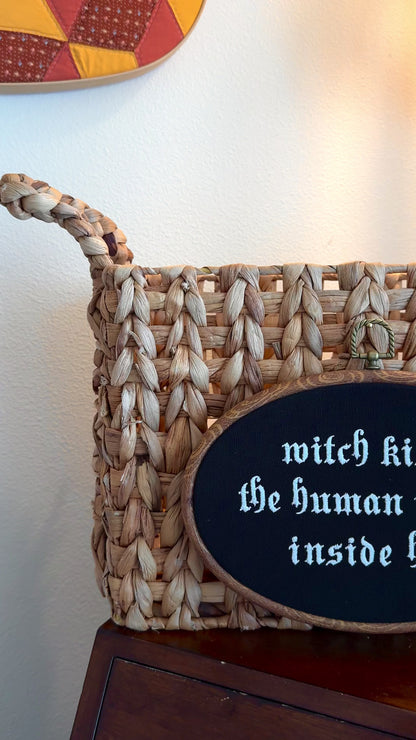 Witch killer : Embroidered TOG Oval art
