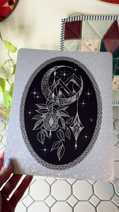 Frosted Holo: Pothos  |8”x10”| Jan mail club print