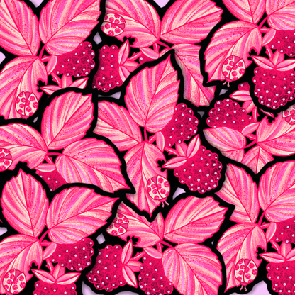 Wild Raspberries | Vinyl Sticker
