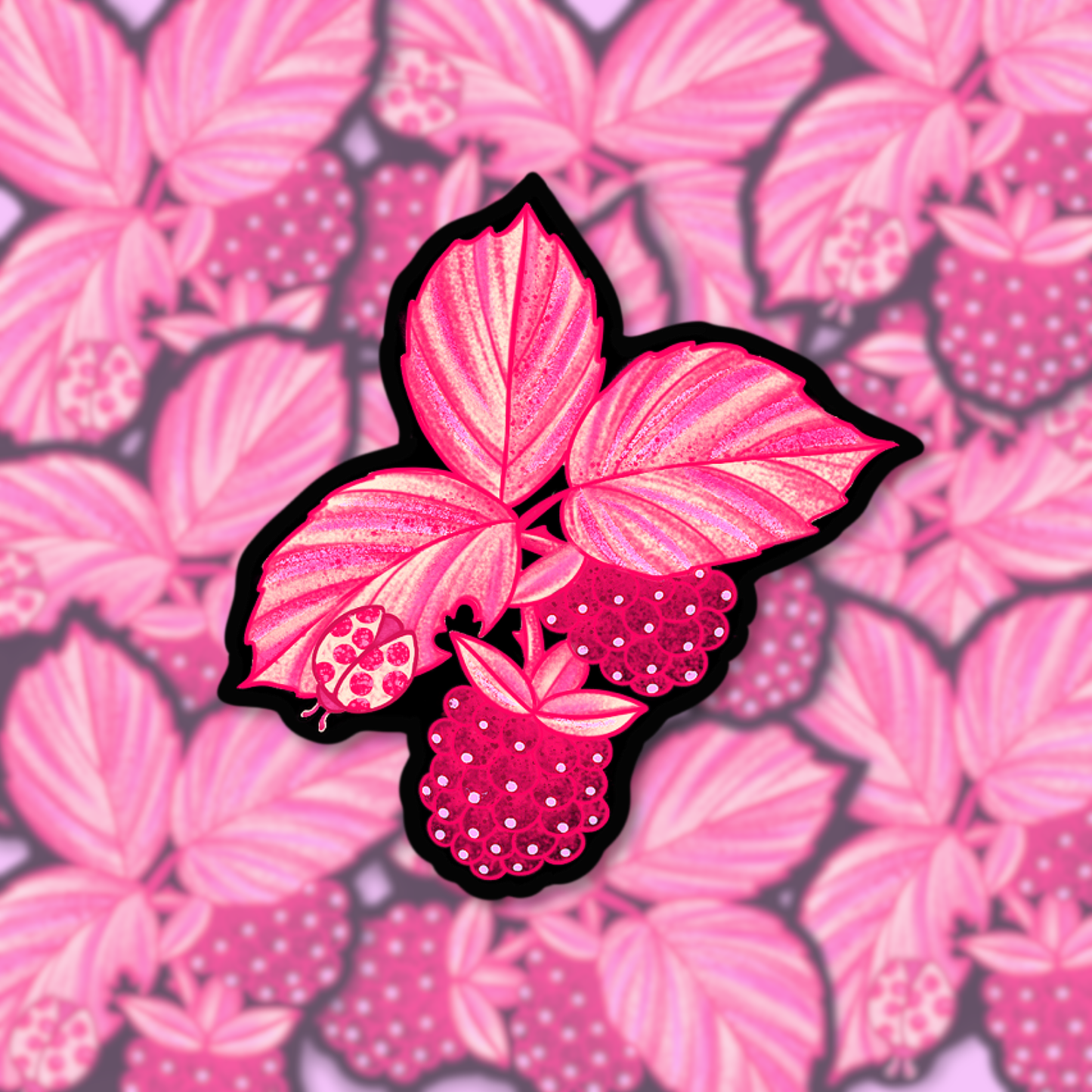 Wild Raspberries | Vinyl Sticker
