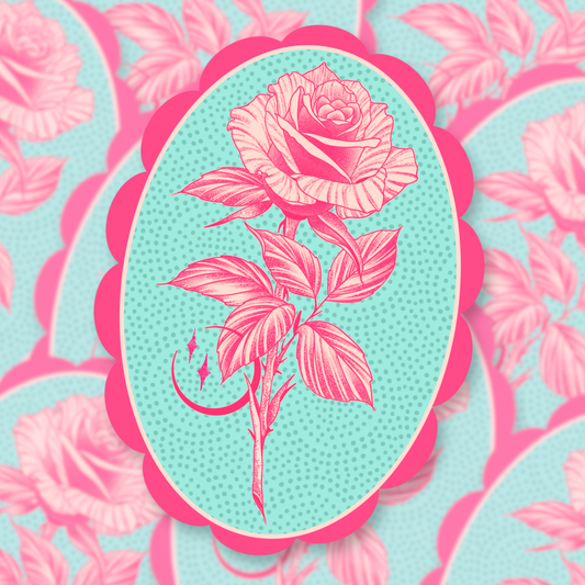 Rose colored glasses| Vinyl Sticker