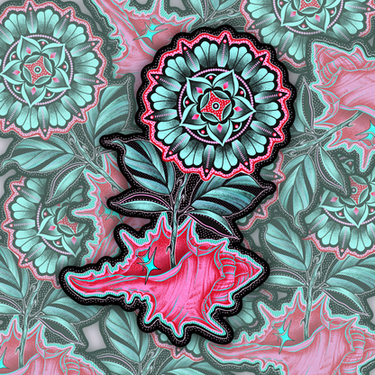 Seashell Vase | Vinyl Sticker