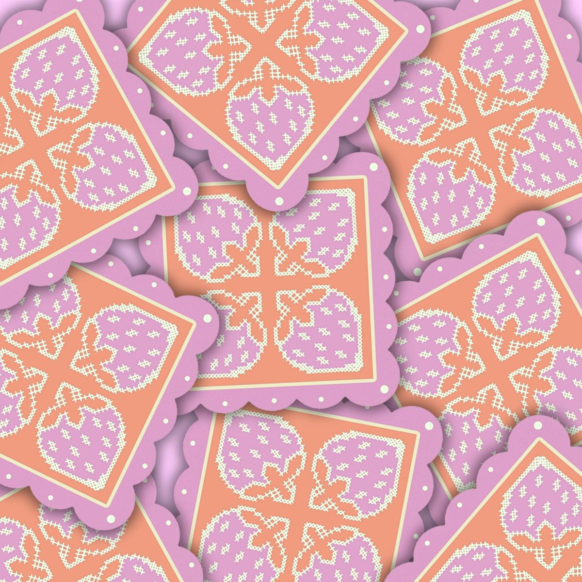 Strawberry creamsicle  | Vinyl Sticker