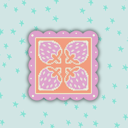 Strawberry creamsicle  | Vinyl Sticker