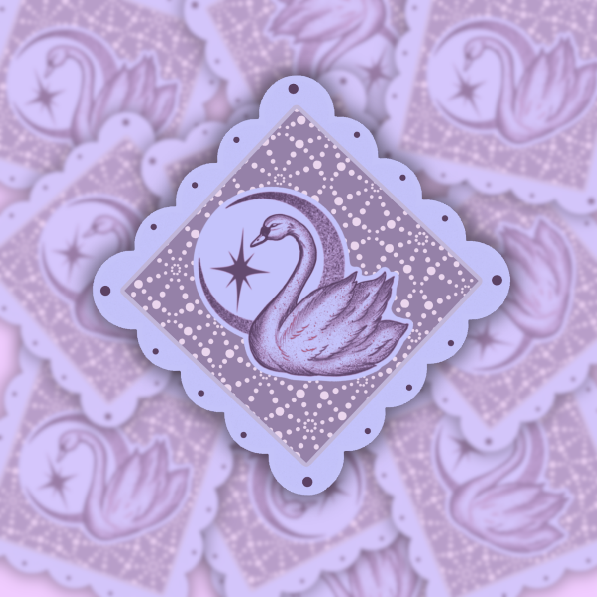 attack swan!  | Vinyl Sticker