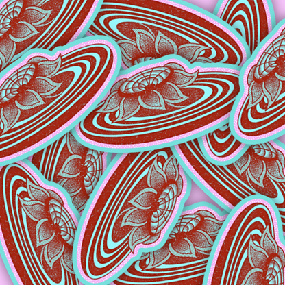 Vortex in Bloom| Vinyl Sticker