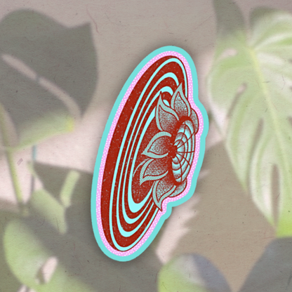Vortex in Bloom| Vinyl Sticker