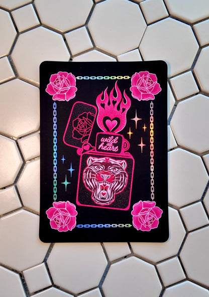 wild at heart| Foil Art Print