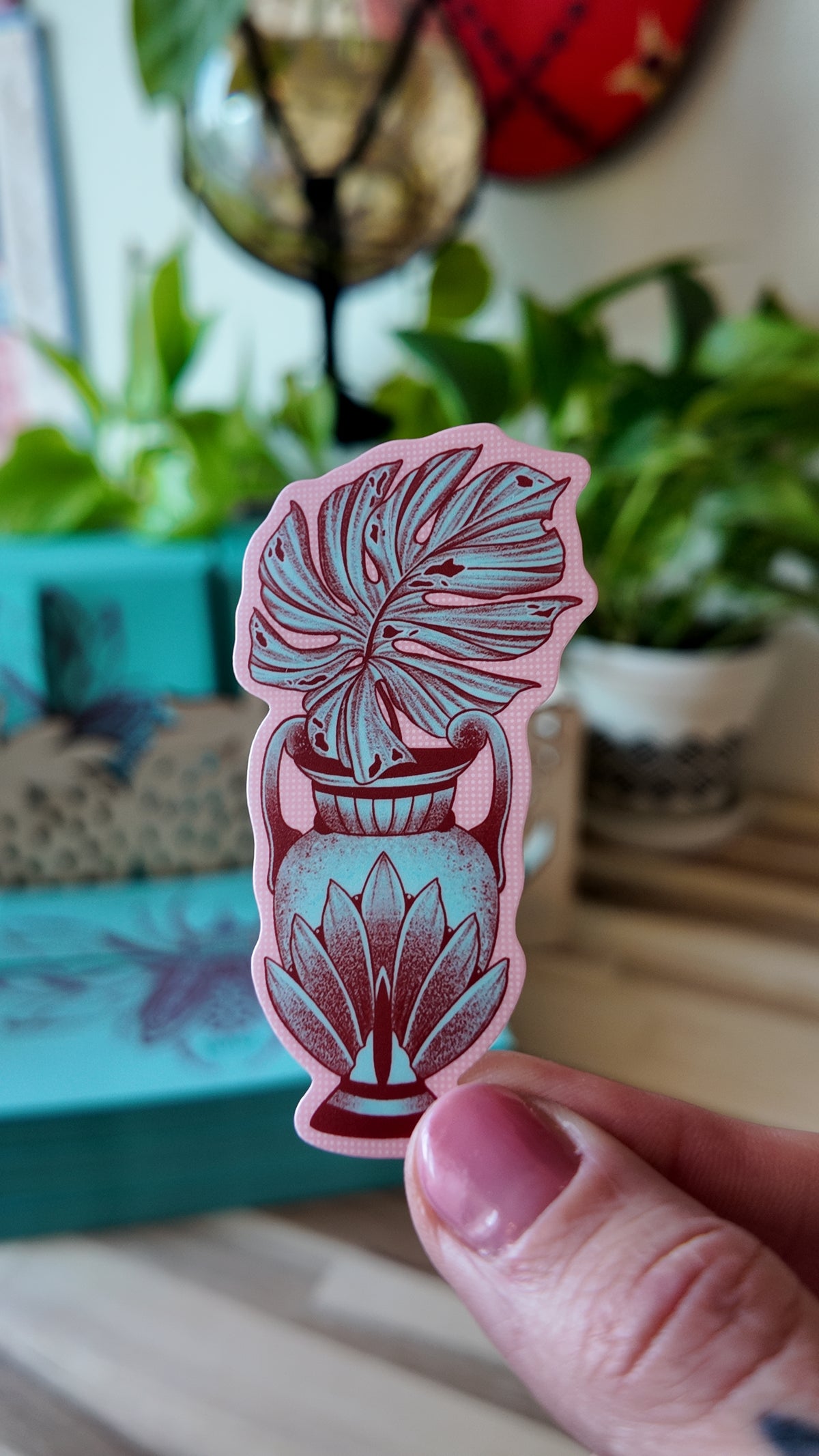 Potted Monstera | Vinyl Sticker